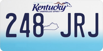 KY license plate 248JRJ