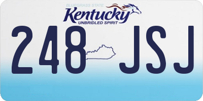 KY license plate 248JSJ
