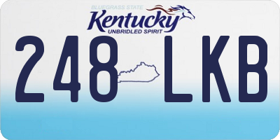 KY license plate 248LKB