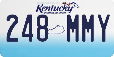 KY license plate 248MMY