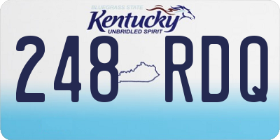 KY license plate 248RDQ