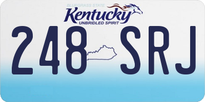 KY license plate 248SRJ