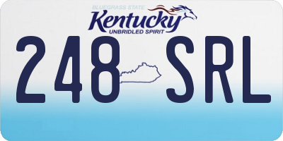 KY license plate 248SRL