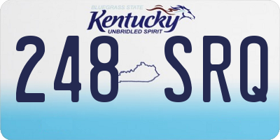 KY license plate 248SRQ