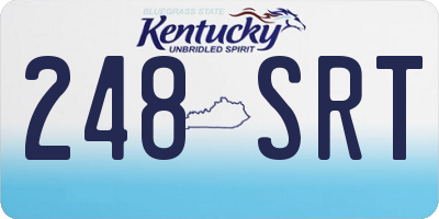 KY license plate 248SRT