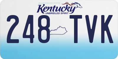 KY license plate 248TVK