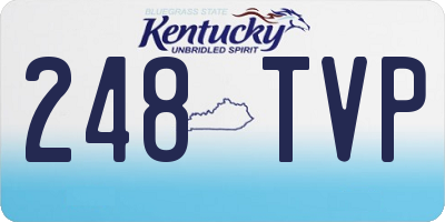KY license plate 248TVP