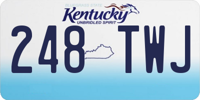 KY license plate 248TWJ
