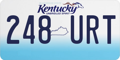 KY license plate 248URT