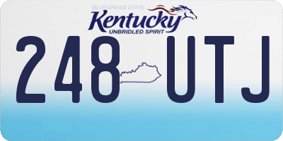 KY license plate 248UTJ