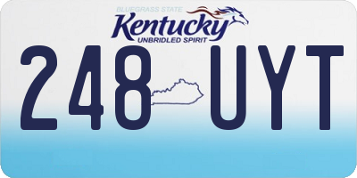 KY license plate 248UYT