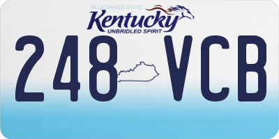 KY license plate 248VCB