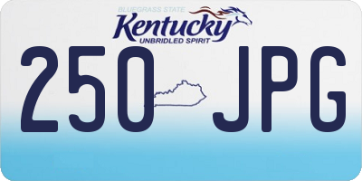 KY license plate 250JPG