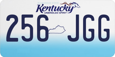 KY license plate 256JGG
