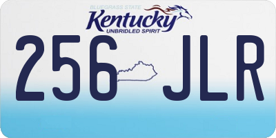 KY license plate 256JLR