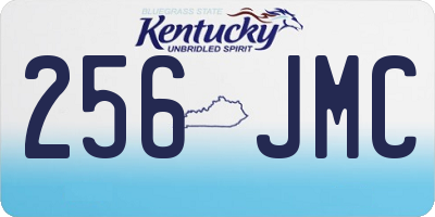 KY license plate 256JMC