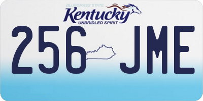 KY license plate 256JME