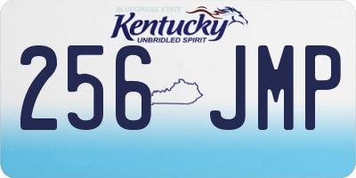 KY license plate 256JMP
