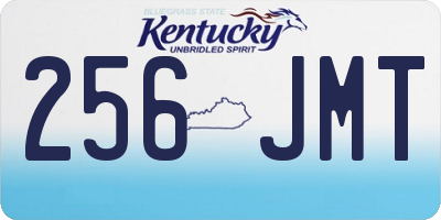 KY license plate 256JMT