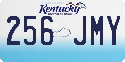 KY license plate 256JMY