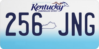KY license plate 256JNG