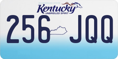 KY license plate 256JQQ