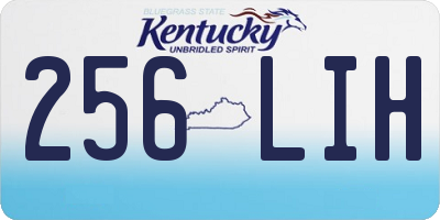 KY license plate 256LIH