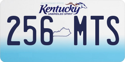 KY license plate 256MTS
