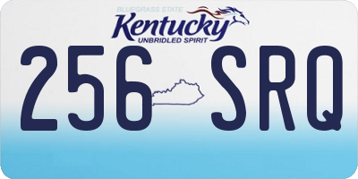 KY license plate 256SRQ