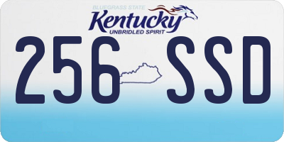 KY license plate 256SSD