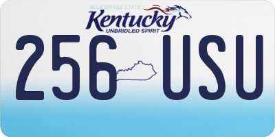 KY license plate 256USU