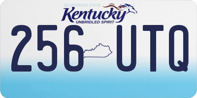 KY license plate 256UTQ