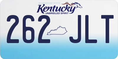 KY license plate 262JLT