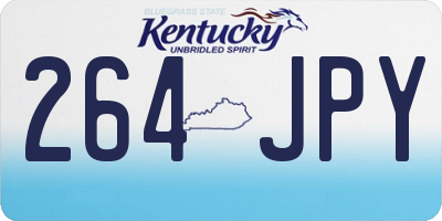 KY license plate 264JPY