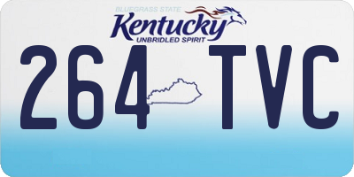KY license plate 264TVC
