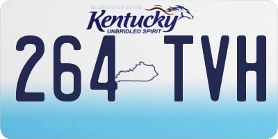 KY license plate 264TVH