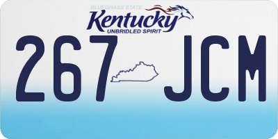 KY license plate 267JCM