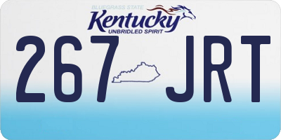 KY license plate 267JRT