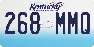 KY license plate 268MMQ