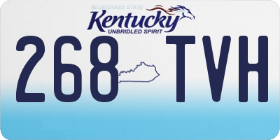 KY license plate 268TVH