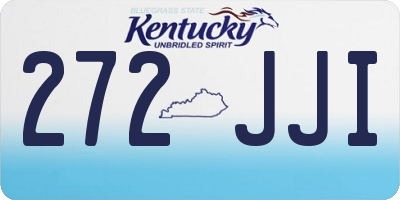 KY license plate 272JJI