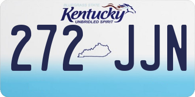 KY license plate 272JJN