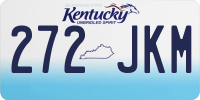 KY license plate 272JKM