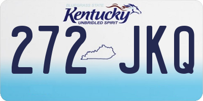 KY license plate 272JKQ