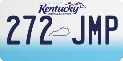 KY license plate 272JMP