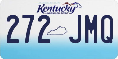 KY license plate 272JMQ
