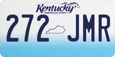 KY license plate 272JMR