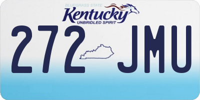 KY license plate 272JMU