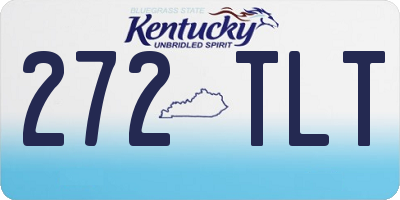 KY license plate 272TLT