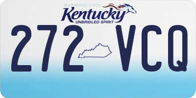KY license plate 272VCQ